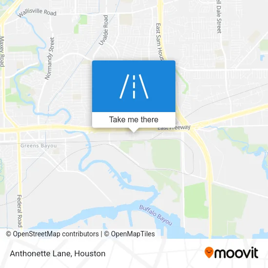 Anthonette Lane map