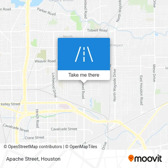 Apache Street map
