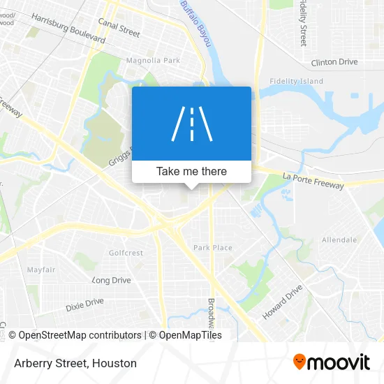 Arberry Street map