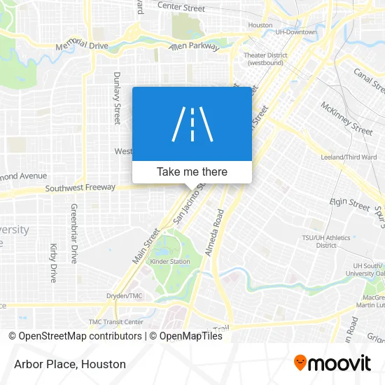 Arbor Place map