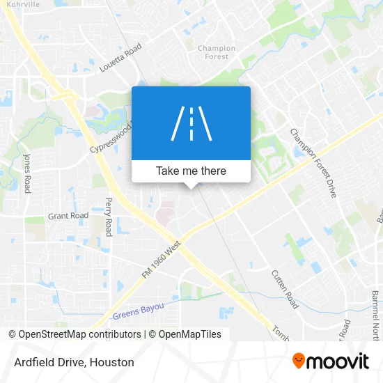 Ardfield Drive map
