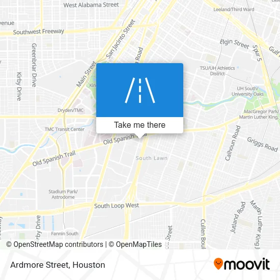 Ardmore Street map
