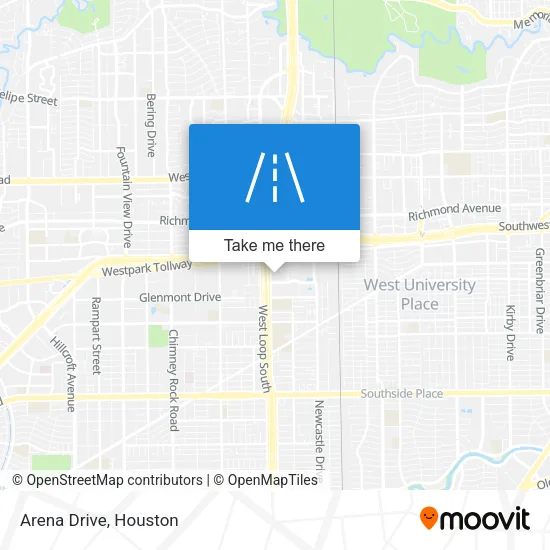 Arena Drive map