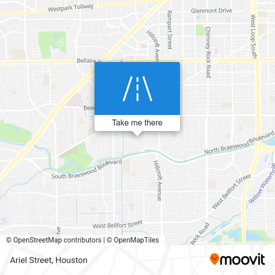 Ariel Street map