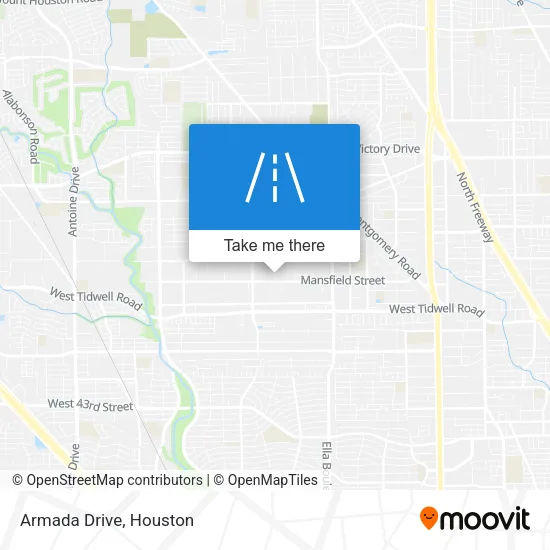 Armada Drive map