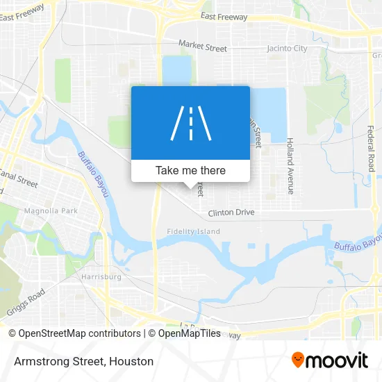 Armstrong Street map
