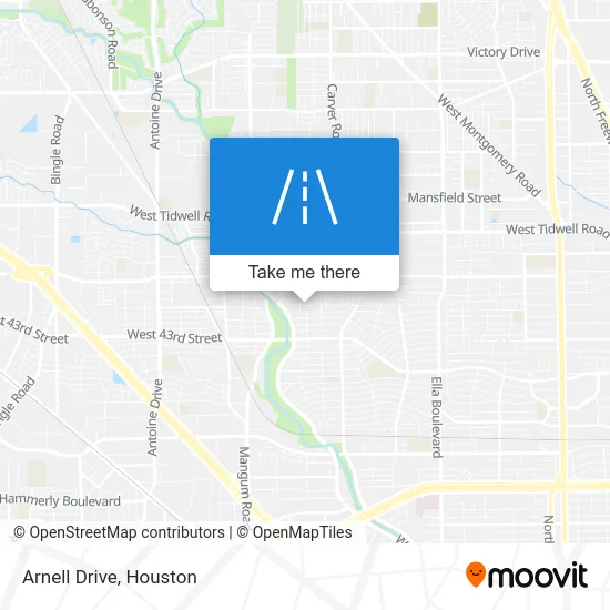Arnell Drive map
