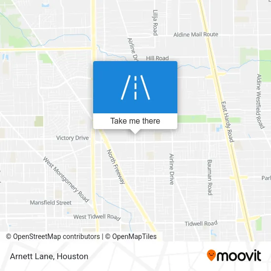 Arnett Lane map