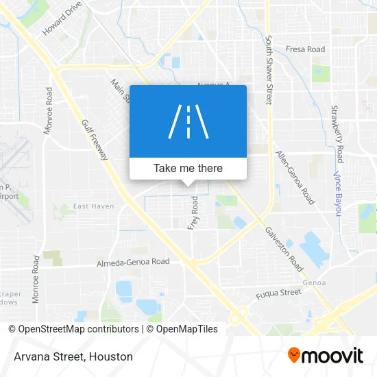 Arvana Street map