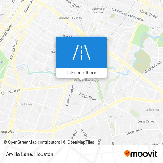 Arvilla Lane map
