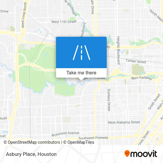 Asbury Place map