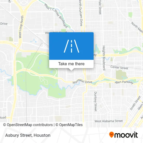 Asbury Street map