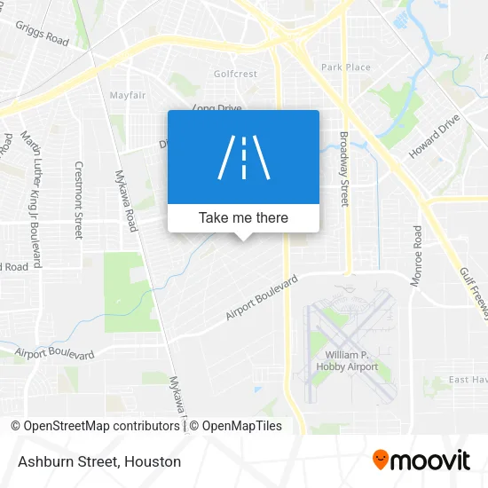Ashburn Street map
