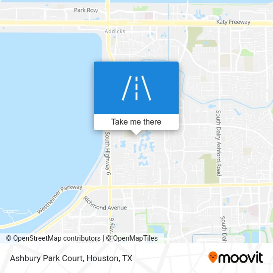 Ashbury Park Court map