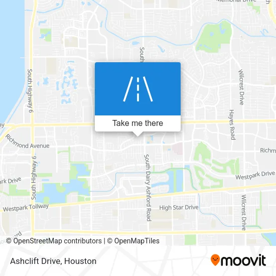 Ashclift Drive map