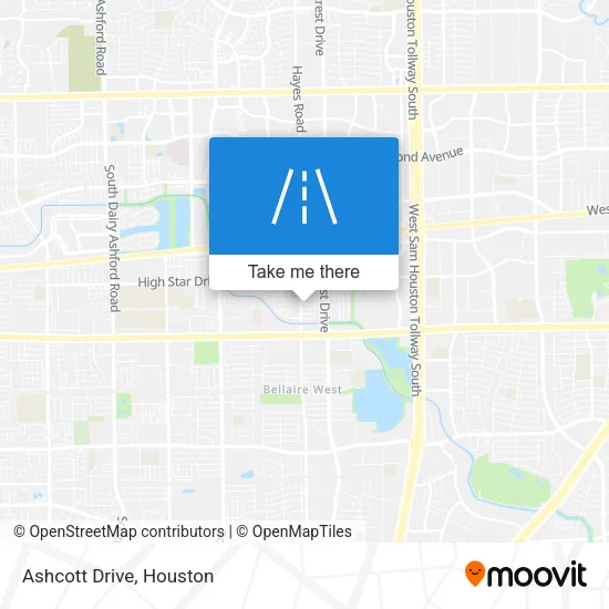 Ashcott Drive map