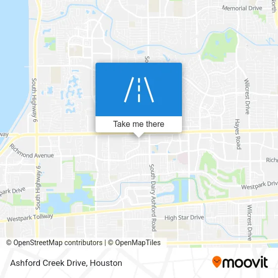 Ashford Creek Drive map