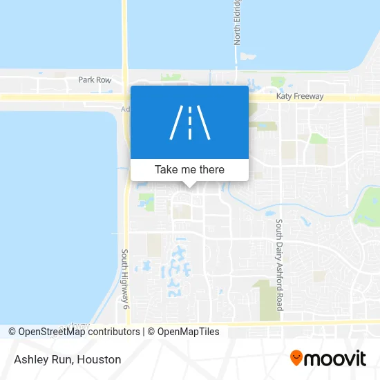 Ashley Run map