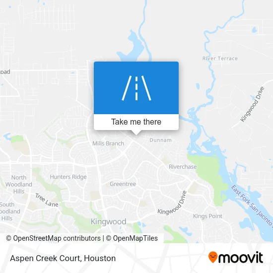 Aspen Creek Court map