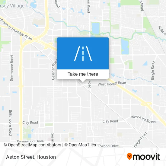 Aston Street map
