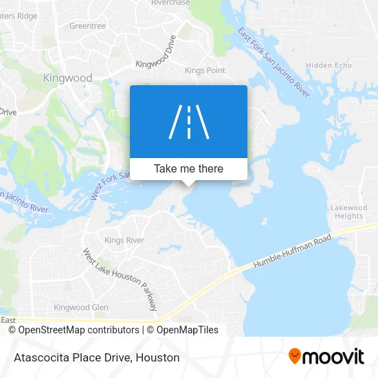 Atascocita Place Drive map
