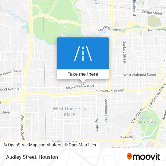 Audley Street map