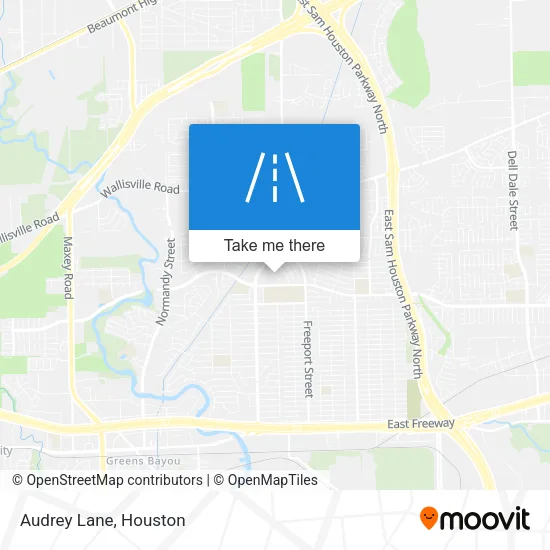 Audrey Lane map