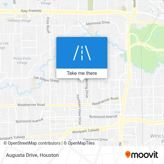 Augusta Drive map