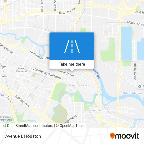 Avenue I map
