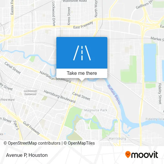 Avenue P map