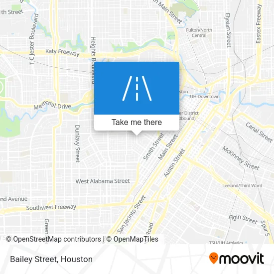 Bailey Street map