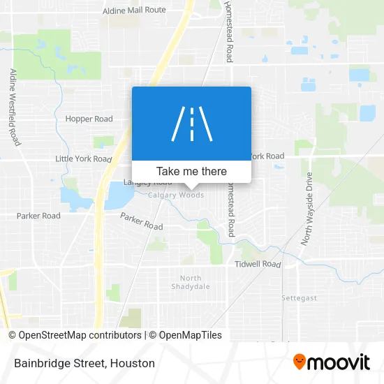 Bainbridge Street map