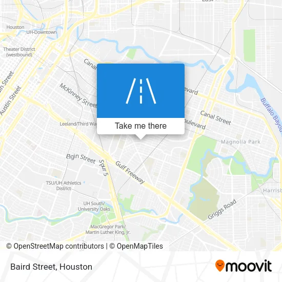 Baird Street map