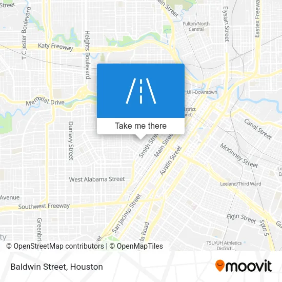 Baldwin Street map
