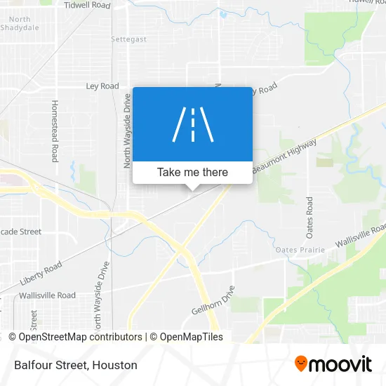 Balfour Street map
