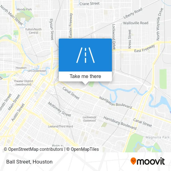 Ball Street map