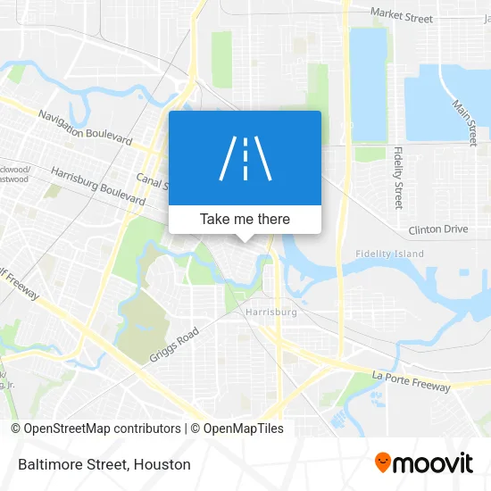 Baltimore Street map