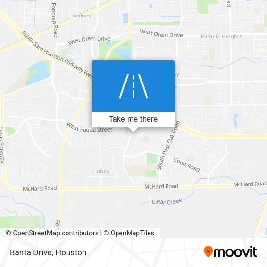 Banta Drive map