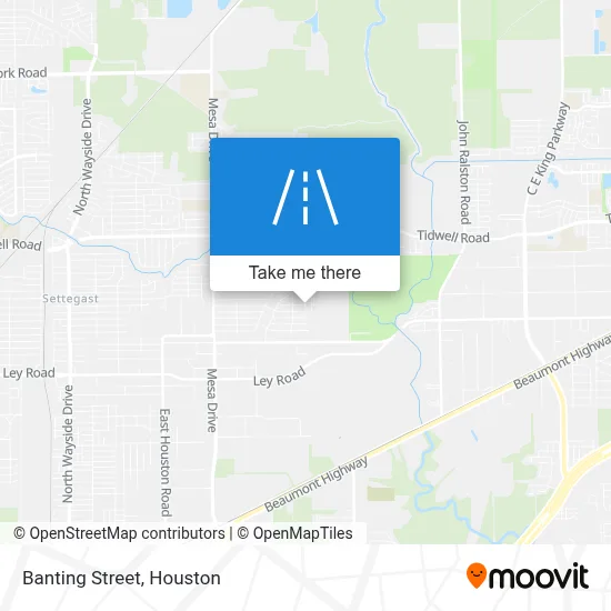 Banting Street map