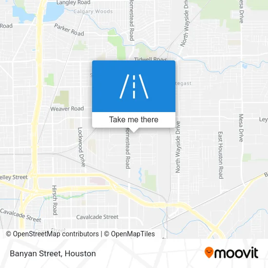 Banyan Street map