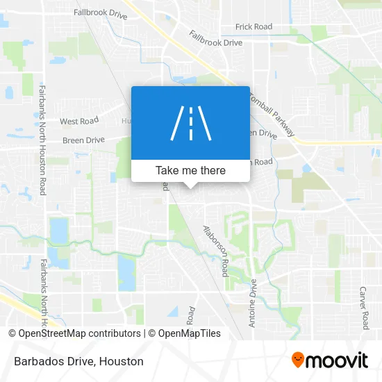 Barbados Drive map