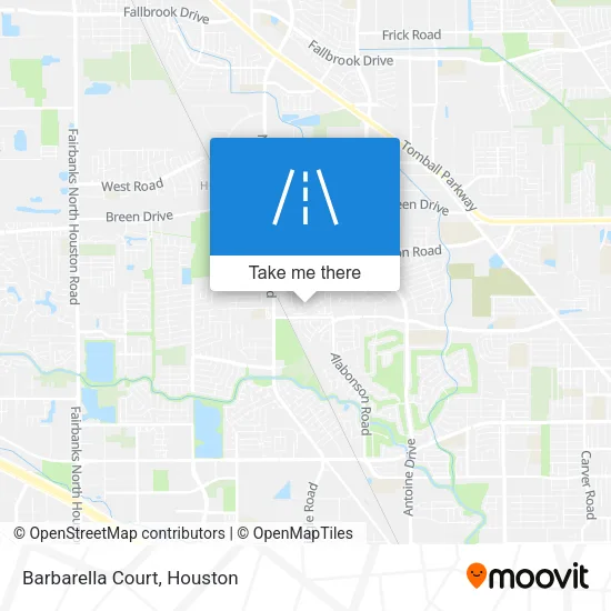 Barbarella Court map