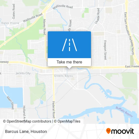 Barcus Lane map