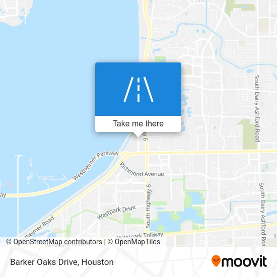 Barker Oaks Drive map