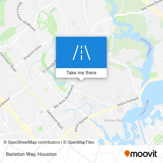 Barleton Way map