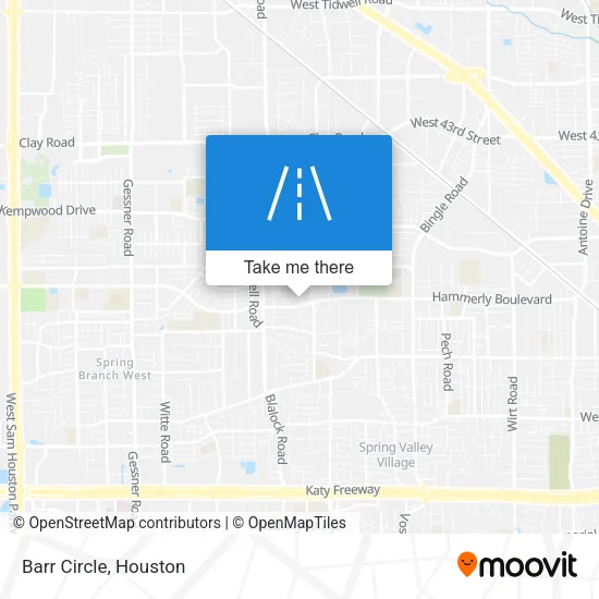 Barr Circle map