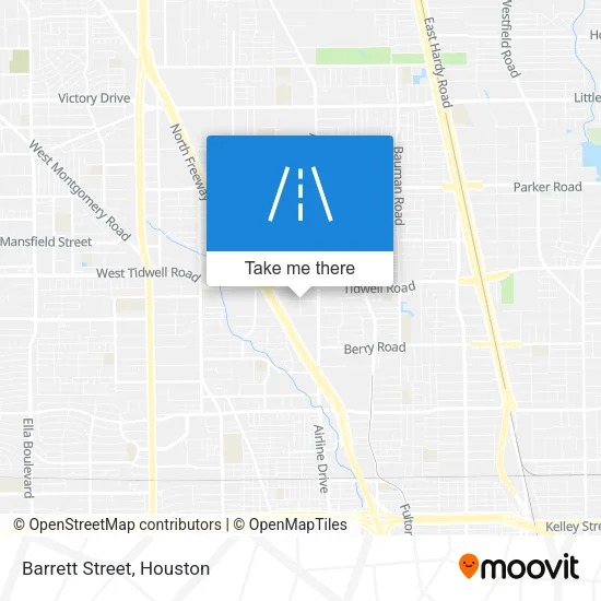 Barrett Street map