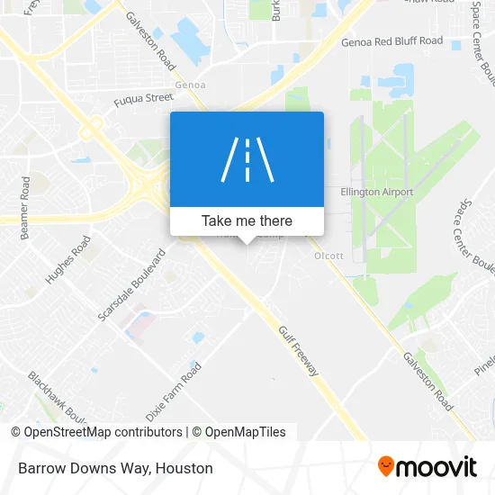 Barrow Downs Way map
