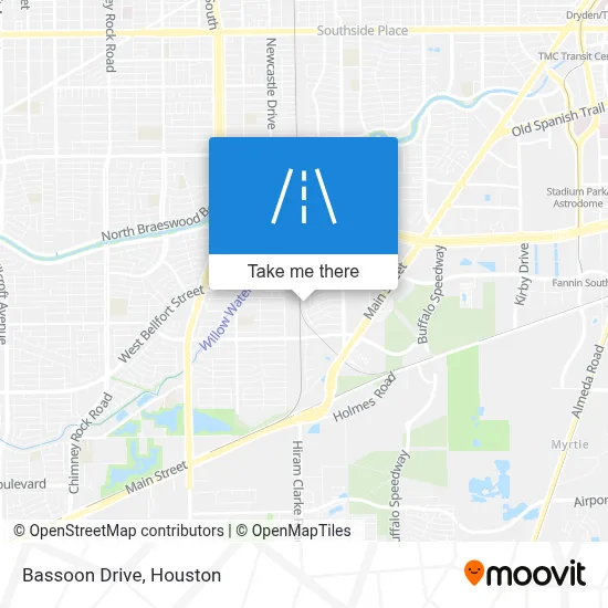 Bassoon Drive map