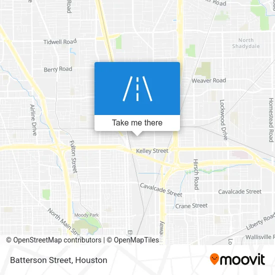 Batterson Street map